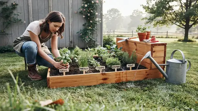 raised bed vegetable gardening for beginners 6 How To Plant An Herb Garden In A Raised Bed