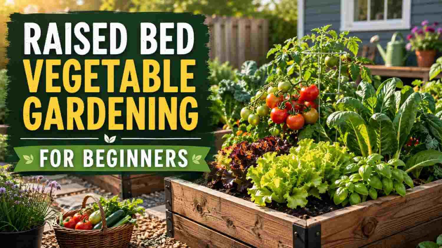 Raised bed vegetable gardening for beginners