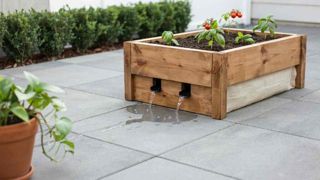 What to Put in the Bottom of a Raised Garden Bed 5 Tall raised garden bed with branches, leaves, and a deep soil layer above organic filler