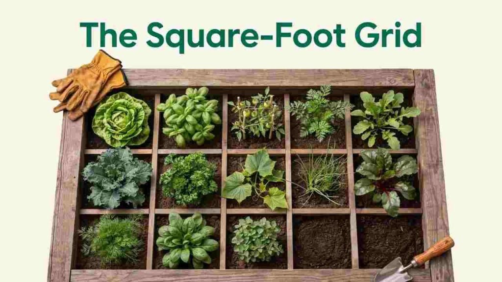 Raised Bed Garden Layout Ideas: 10 Plans + Tips 4 A raised bed divided into a one-foot planting grid